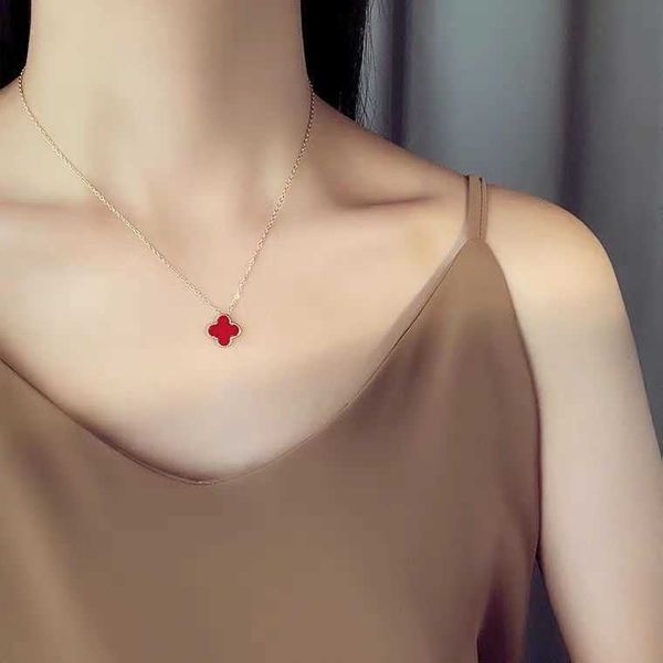 van clover necklace four leaf chain jewelry lucky women's titanium steel fadeless lucky grass clavicle small crowd versatile gift trend, Silver
van clover necklace four leaf chain jewelry lucky women's titanium steel fadeless lucky grass clavicle small crowd versatile gift trend, Silver