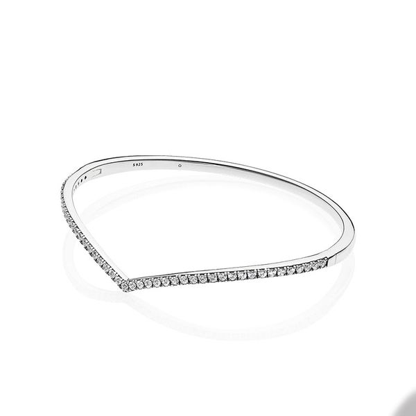 sparkling wishbone bangle bracelet for pandora 925 sterling silver wedding designer bracelets jewelry for women girlfriend gift bracelet wit, Black
sparkling wishbone bangle bracelet for pandora 925 sterling silver wedding designer bracelets jewelry for women girlfriend gift bracelet wit, Black