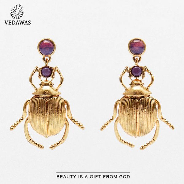 stud vedawas fashion beetle earrings for women punk simple animal geometric drop accessories jewelry gifts wholesale wedding 230410, Golden;silver
stud vedawas fashion beetle earrings for women punk simple animal geometric drop accessories jewelry gifts wholesale wedding 230410, Golden;silver