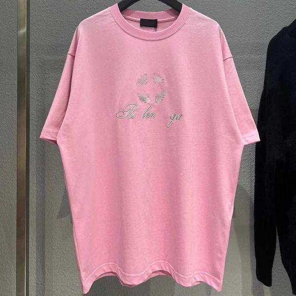 womens designer t shirt shirt high edition differentiates market trends versatile big label embroidery pure sleeve t-shirt personalized loos, White;black
womens designer t shirt shirt high edition differentiates market trends versatile big label embroidery pure sleeve t-shirt personalized loos, White;black