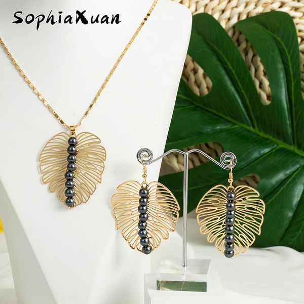 earrings necklace sophiaxuan hawaiian jewelry set s accessories leaves pearl gold plated s for women 230410, Silver
earrings necklace sophiaxuan hawaiian jewelry set s accessories leaves pearl gold plated s for women 230410, Silver