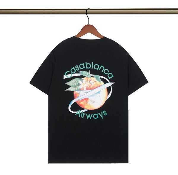 airways classical white casa designer t shirt summer short sleeve casablanca women men tshirt tee mens clothes, White;black
airways classical white casa designer t shirt summer short sleeve casablanca women men tshirt tee mens clothes, White;black