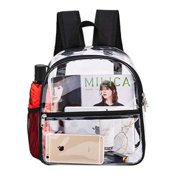 pvc transparent backpack outdoor portable large capacity simple student bag 230301
pvc transparent backpack outdoor portable large capacity simple student bag 230301