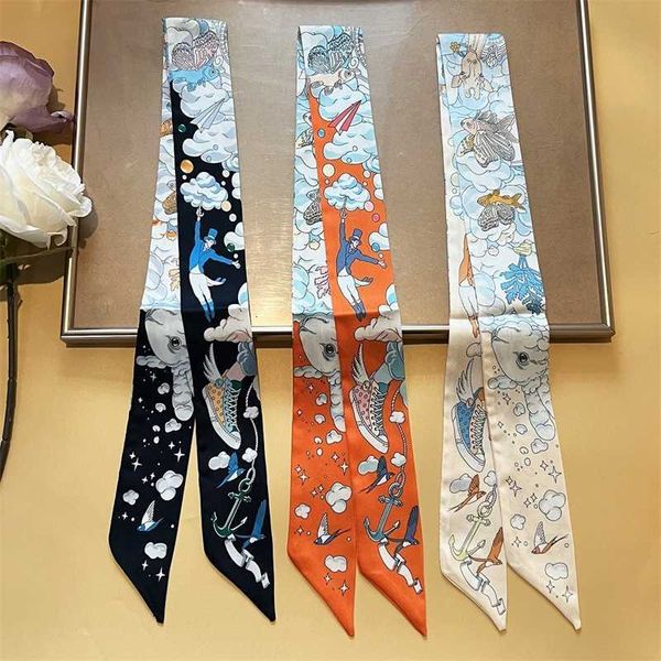 new cloud versatile milk white scarf binding bag handle long small ribbon simulation silk, Black;purple
new cloud versatile milk white scarf binding bag handle long small ribbon simulation silk, Black;purple