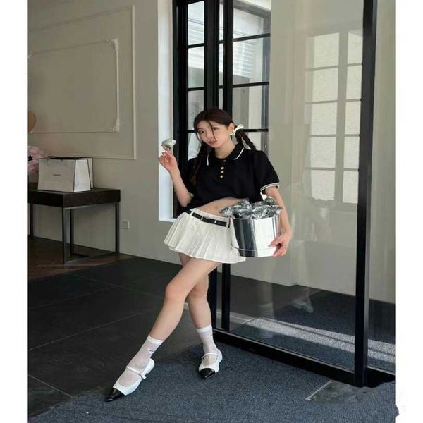2023 new women's tshirt edition spring/summer letter embroidery polo shirt bubble sleeve, White
2023 new women's tshirt edition spring/summer letter embroidery polo shirt bubble sleeve, White