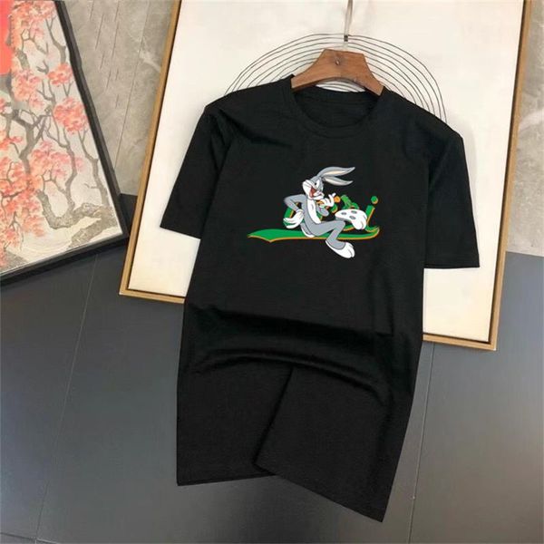 23ss summer new men's t-shirt women's designer sassy rabbit print short sleeve t-shirt fashion loose crew neck street wear s-4xl, White;black
23ss summer new men's t-shirt women's designer sassy rabbit print short sleeve t-shirt fashion loose crew neck street wear s-4xl, White;black