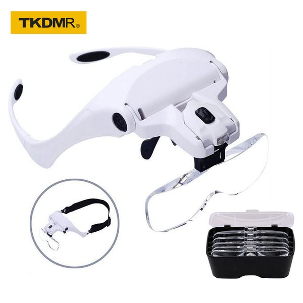 magnifying glasses tkdmr headband glasses magnifier glass led ioupes 5 individual interchangeable lens for tool repair soldering reading jew
magnifying glasses tkdmr headband glasses magnifier glass led ioupes 5 individual interchangeable lens for tool repair soldering reading jew