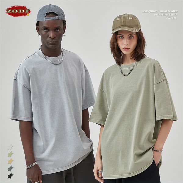 men's t-shirts zodf spring/summer pure cotton t-shirt loose edge oversized noshrink hy0465 230410, White;black
men's t-shirts zodf spring/summer pure cotton t-shirt loose edge oversized noshrink hy0465 230410, White;black