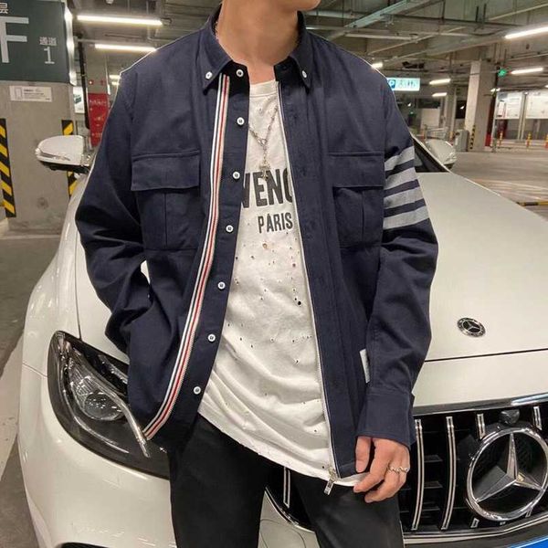 2023 womens designer t shirt tracksuit flannel classic four bar contrast ribbon zip panel loose long sleeve shirt, White;black
2023 womens designer t shirt tracksuit flannel classic four bar contrast ribbon zip panel loose long sleeve shirt, White;black