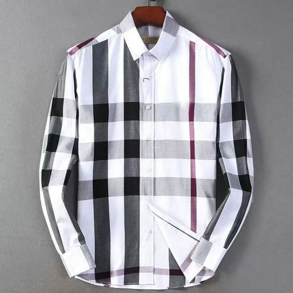men casual shirt burbrery mens shirts designer button polo collar long sleeve comfortable plaid bur cotton horse riding high street embroide, White;black
men casual shirt burbrery mens shirts designer button polo collar long sleeve comfortable plaid bur cotton horse riding high street embroide, White;black