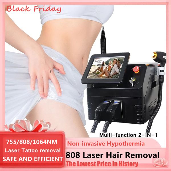 2 in 1 808 diode laser hair remover picosecond nd yag remove age spot birthmark eyelinlaser tattoo removal machine, Black
2 in 1 808 diode laser hair remover picosecond nd yag remove age spot birthmark eyelinlaser tattoo removal machine, Black