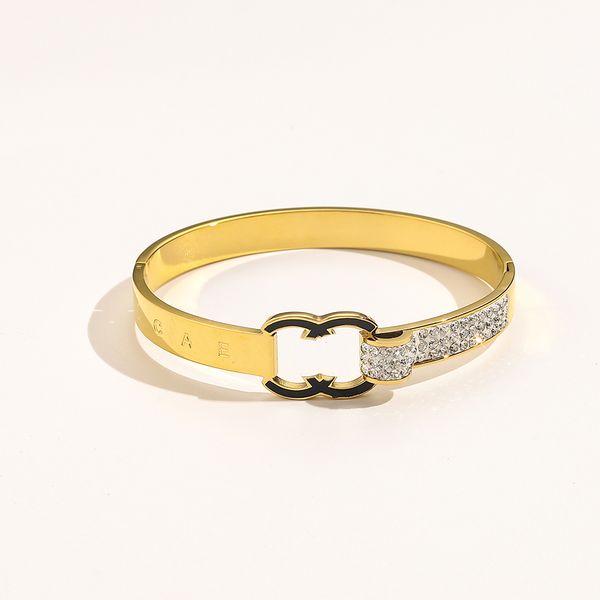luxury 18k gold bangle bracelet brand diamond cuff bracelet 925 silver gift spring love jewelry 2023 new design celtic women's bracelet, Black
luxury 18k gold bangle bracelet brand diamond cuff bracelet 925 silver gift spring love jewelry 2023 new design celtic women's bracelet, Black