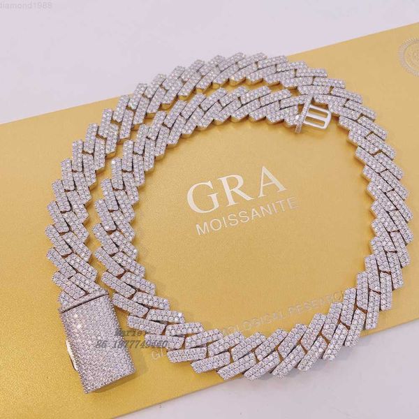 pass diamond tester 15mm s925 bussdown custom cuban necklace wholesale price vvs moissanite cuban link chain s925, Silver 
pass diamond tester 15mm s925 bussdown custom cuban necklace wholesale price vvs moissanite cuban link chain s925, Silver