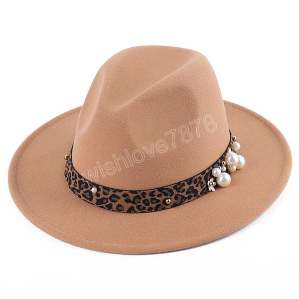 men women wide brim jazz hat autumn winter ladies pearl big brim fedora hat fashion leopard woolen hat women panama hat, Blue;gray
men women wide brim jazz hat autumn winter ladies pearl big brim fedora hat fashion leopard woolen hat women panama hat, Blue;gray