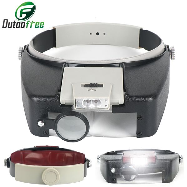 magnifying glasses headband magnifier led light head lamp magnifying glass jeweler loupe with led lights 1.5x 3 x 8.5x 10x 230410
magnifying glasses headband magnifier led light head lamp magnifying glass jeweler loupe with led lights 1.5x 3 x 8.5x 10x 230410
