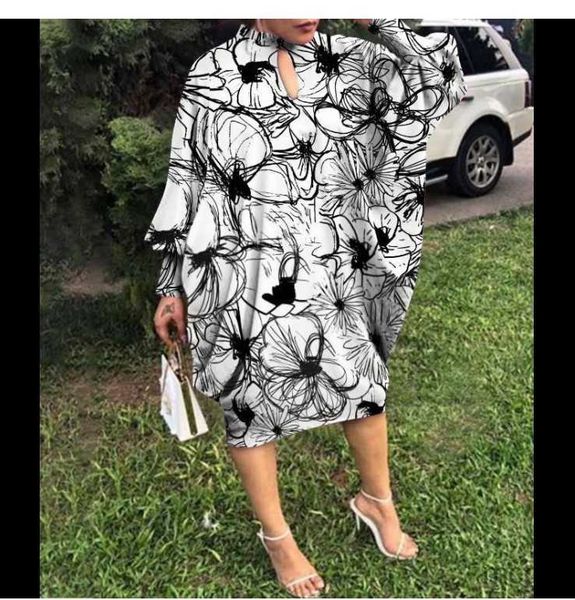 casual dresses knee-length dress 2022 vonda women long sleeve o neck floral print dress casual party dresses kaftan robe oversized loose sun, Black;gray
casual dresses knee-length dress 2022 vonda women long sleeve o neck floral print dress casual party dresses kaftan robe oversized loose sun, Black;gray