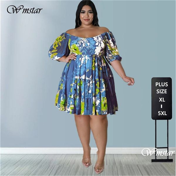 plus size dresses wmstar size summer women s clothing flower printed one shoulder elegant mini dress wholesale drop 230410, Black
plus size dresses wmstar size summer women s clothing flower printed one shoulder elegant mini dress wholesale drop 230410, Black