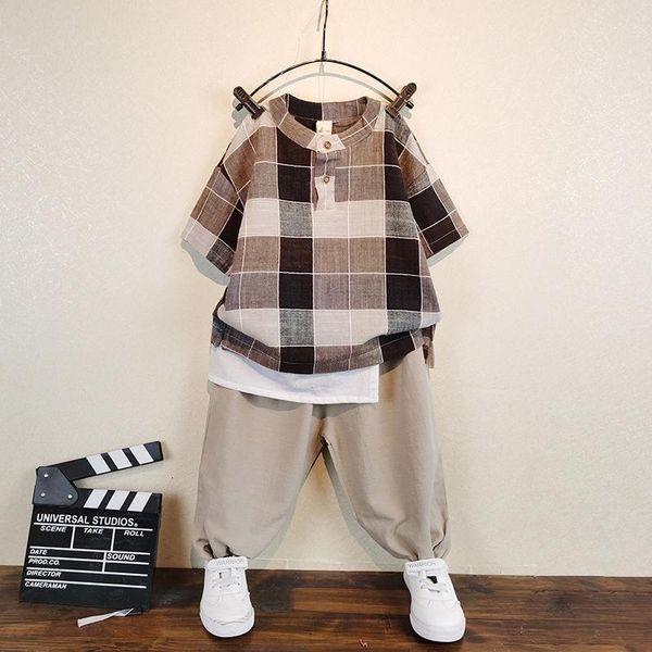 clothing sets boys' summer clothing children's solid color loose short sleeve t-shirtpants 2 piece set of children's baby clo, White
clothing sets boys' summer clothing children's solid color loose short sleeve t-shirtpants 2 piece set of children's baby clo, White