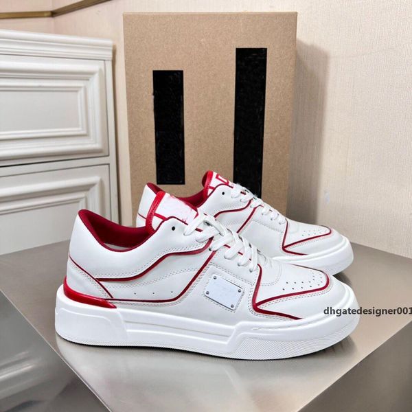 with box designer shoes design fashion men new roma basketball shoes calfskin nappa leather sneakers shoe men runner technical fabric man ma, Black
with box designer shoes design fashion men new roma basketball shoes calfskin nappa leather sneakers shoe men runner technical fabric man ma, Black