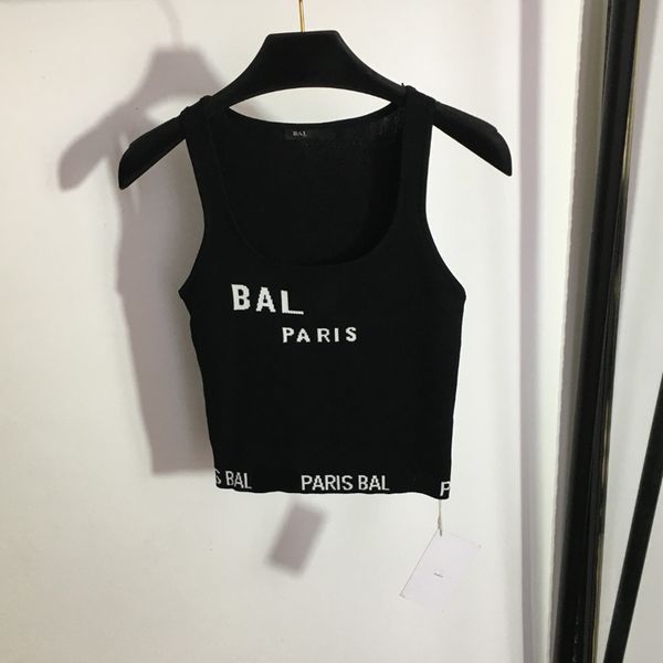 bal womens tank knitted corset camis women designer clothing designers tanks lady sweatshirt sleeveless bal luxury lettered shirts, White
bal womens tank knitted corset camis women designer clothing designers tanks lady sweatshirt sleeveless bal luxury lettered shirts, White