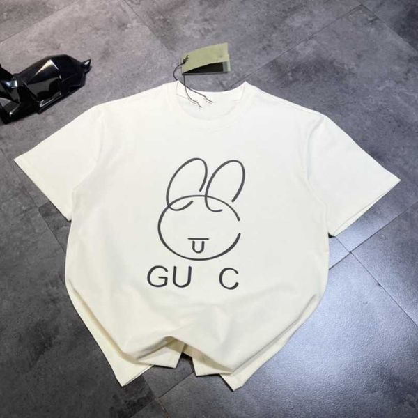 designer women's clothing 20% off 2023 summer high version loose simple cartoon letter round neck sleeve t-shirt, White
designer women's clothing 20% off 2023 summer high version loose simple cartoon letter round neck sleeve t-shirt, White