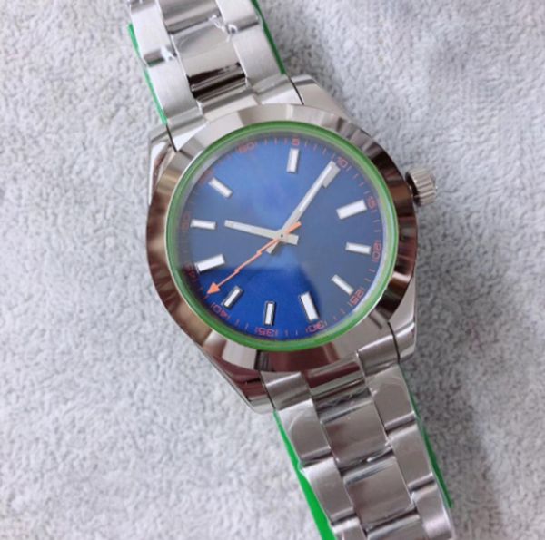 luxury men's automatic mechanical watch exp series blue dial 904l stainless steel designer casual fashion brand wristwatch, Slivery;brown
luxury men's automatic mechanical watch exp series blue dial 904l stainless steel designer casual fashion brand wristwatch, Slivery;brown