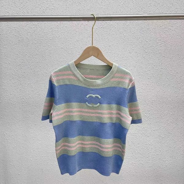 designer summer women t shirt mr2023 summer versatile simple daily round neck contrast stripe sleeve t-shirt women, White;black
designer summer women t shirt mr2023 summer versatile simple daily round neck contrast stripe sleeve t-shirt women, White;black