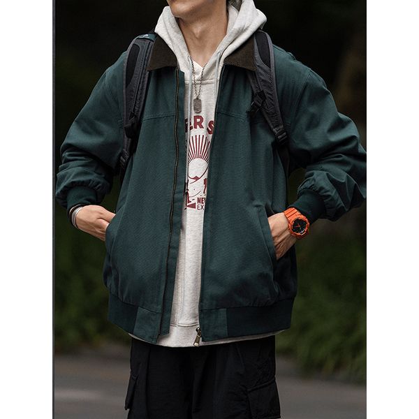 men's jackets streetwear vintage lapel work harajuku casual coats men clothing american military style male 230410, Black;brown
men's jackets streetwear vintage lapel work harajuku casual coats men clothing american military style male 230410, Black;brown