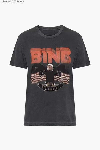 women's t-shirt anine bing 2023ss niche eagle vintage tee designer flag print stir-fried washing t shirt women cotton short-sleeved sum, White
women's t-shirt anine bing 2023ss niche eagle vintage tee designer flag print stir-fried washing t shirt women cotton short-sleeved sum, White