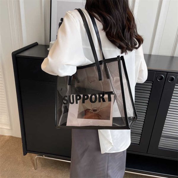 s stuff sacks transparent large women's new 2023 spring high capacity tote leisure beach handbag shopping bag
s stuff sacks transparent large women's new 2023 spring high capacity tote leisure beach handbag shopping bag