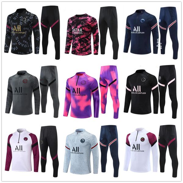 21/22 psgs football tracksuit 2021 2022 2023 classic style paris mbappe player version training suit half pull long sleeve sergio ramos verr, Black
21/22 psgs football tracksuit 2021 2022 2023 classic style paris mbappe player version training suit half pull long sleeve sergio ramos verr, Black
