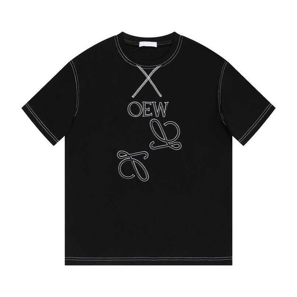 luxury designer women t shirt shirt 23 year luo exquisite embroidery round neck sleeve couple t-shirt, White;black
luxury designer women t shirt shirt 23 year luo exquisite embroidery round neck sleeve couple t-shirt, White;black