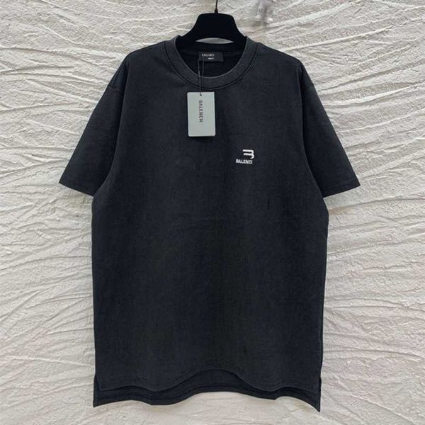 designer new women t shirt shirt high edition family classic double hook embroidery sleeve t-shirt for couples, White;black
designer new women t shirt shirt high edition family classic double hook embroidery sleeve t-shirt for couples, White;black