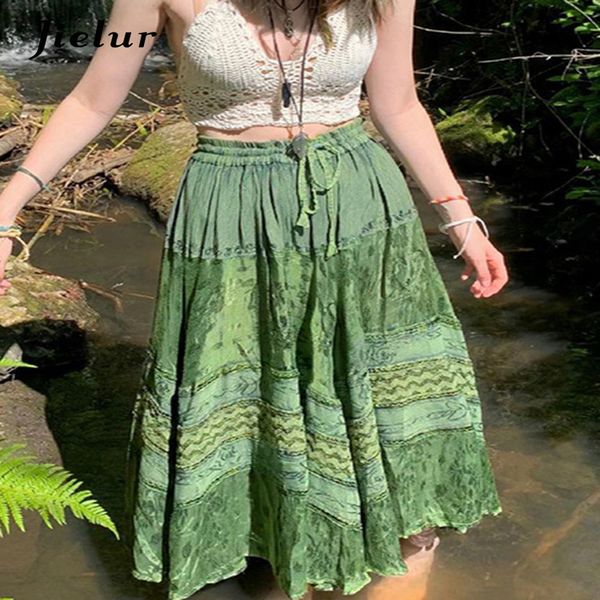 skirts jielur y2k printed green long skirts retro kawaii lace up pleated skirts grunge fairycore beach holiday skirt women chic, Black
skirts jielur y2k printed green long skirts retro kawaii lace up pleated skirts grunge fairycore beach holiday skirt women chic, Black