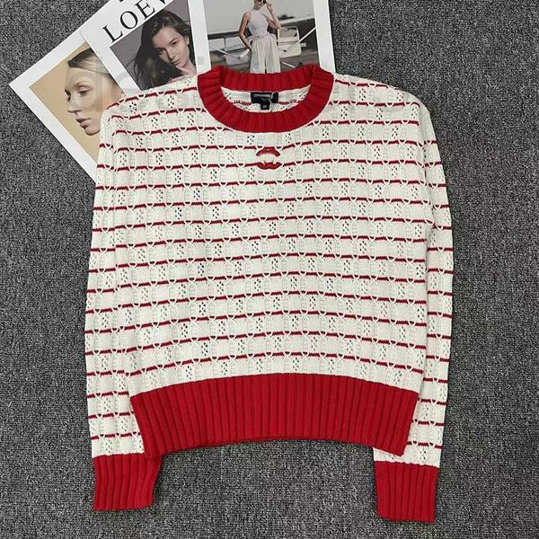 women's sweaters designer autumn/winter new striped academy style contrast hollow knitted pullover age reducing versatile for women 0ra, White;black
women's sweaters designer autumn/winter new striped academy style contrast hollow knitted pullover age reducing versatile for women 0ra, White;black