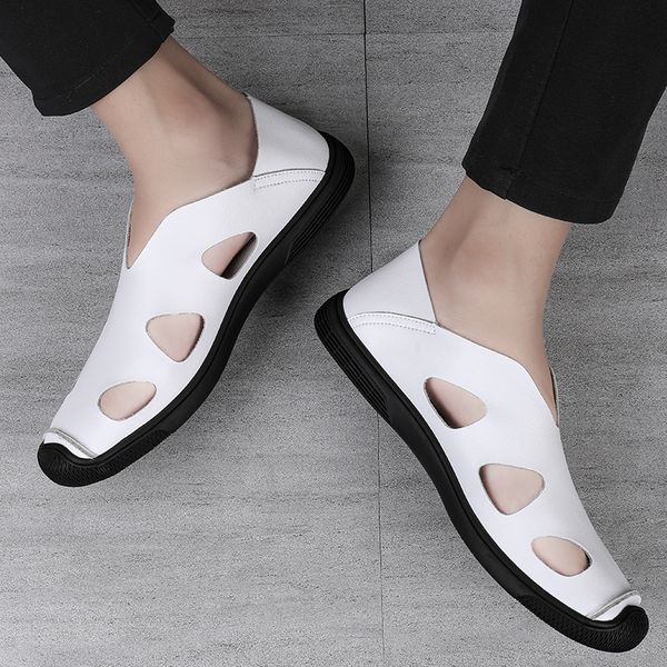 sandals breathable mens outdoor shoes genuine leather half slipper nonslip quickdry wading summer beach slippers 230410, Black
sandals breathable mens outdoor shoes genuine leather half slipper nonslip quickdry wading summer beach slippers 230410, Black