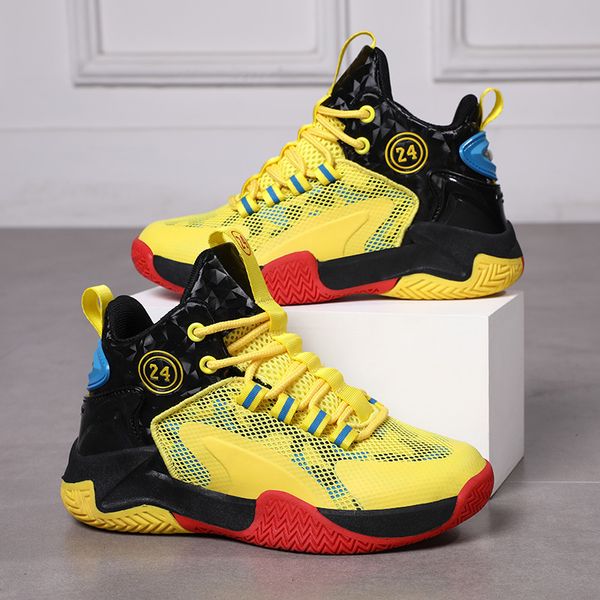 sneakers boys brand yellow basketball shoes kids sneakers thick sole non-slip children sports shoes child boy basket trainer shoes girls 230, Black;red
sneakers boys brand yellow basketball shoes kids sneakers thick sole non-slip children sports shoes child boy basket trainer shoes girls 230, Black;red