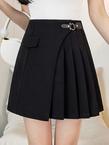 skirts women's high waist shorts summer korean street clothing full match women's elegant a-line pleated ski w1072 230410, Black
skirts women's high waist shorts summer korean street clothing full match women's elegant a-line pleated ski w1072 230410, Black