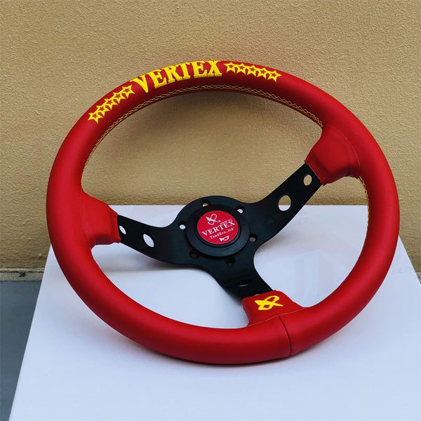 jdm vertex 330mm/13inch red steering wheel leather drift car racing game pc steering wheel
jdm vertex 330mm/13inch red steering wheel leather drift car racing game pc steering wheel