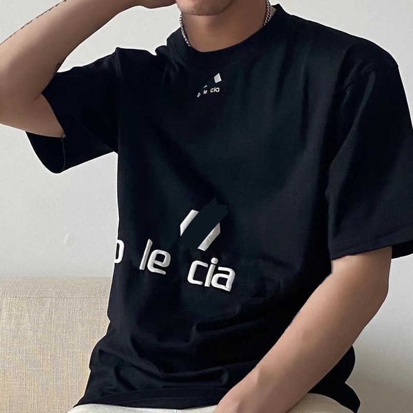 2023 womens designer t shirt tracksuit shirt premium quality version summer family english label relaxed sleeve t-shirt, White;black
2023 womens designer t shirt tracksuit shirt premium quality version summer family english label relaxed sleeve t-shirt, White;black
