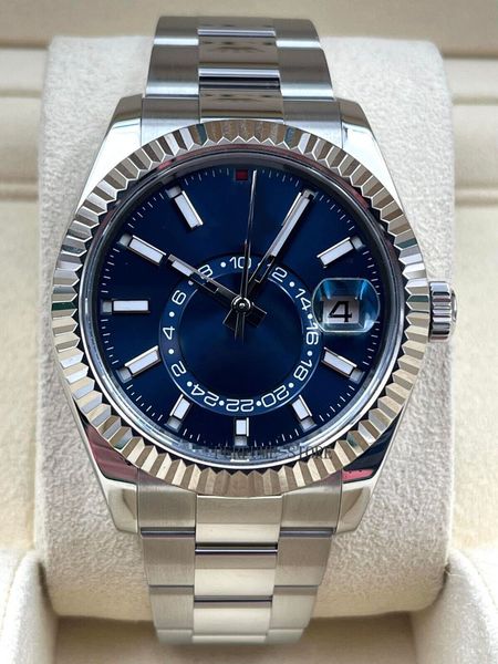 box papers high-quality watch new champagne dial yellow gold bracelet 326938 bracelet mechanical automatic men watches waterproof, Slivery;brown
box papers high-quality watch new champagne dial yellow gold bracelet 326938 bracelet mechanical automatic men watches waterproof, Slivery;brown