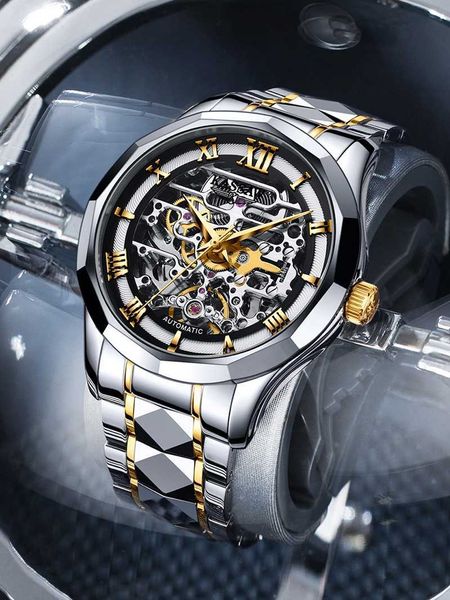luxury milles swiss richards watch men's transparent hollow tourbillon fully automatic mechanical watch miller tungsten steel men', Slivery;black
luxury milles swiss richards watch men's transparent hollow tourbillon fully automatic mechanical watch miller tungsten steel men', Slivery;black