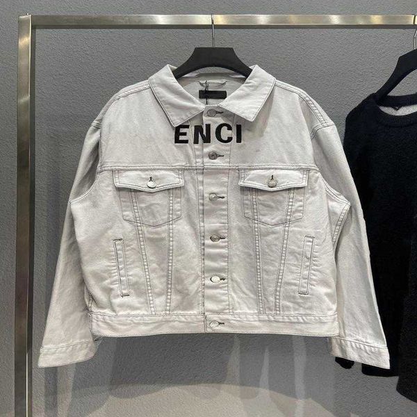 2023 new women's tshirt shirt edition family autumn winter front english letter embroidery wash water denim loose fit unisex, Black;brown
2023 new women's tshirt shirt edition family autumn winter front english letter embroidery wash water denim loose fit unisex, Black;brown