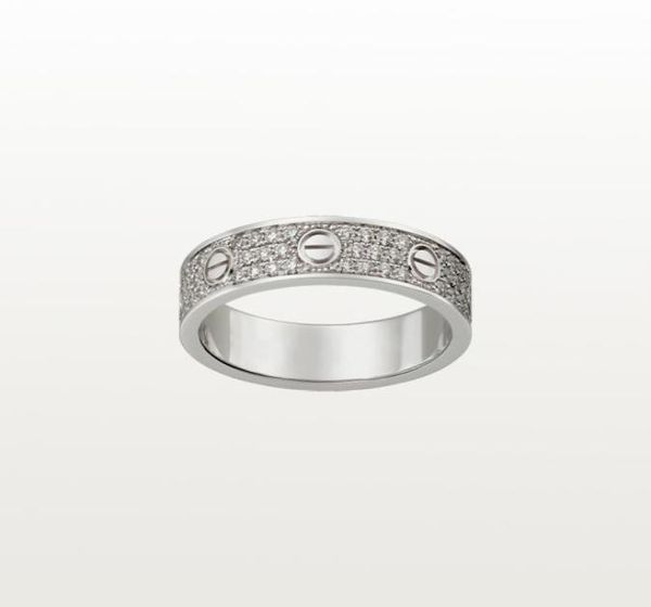 love screw ring classic luxury designer jewelry for women paved diamonds gold rings titanium steel alloy goldplated never fade no8099982, Silver
love screw ring classic luxury designer jewelry for women paved diamonds gold rings titanium steel alloy goldplated never fade no8099982, Silver