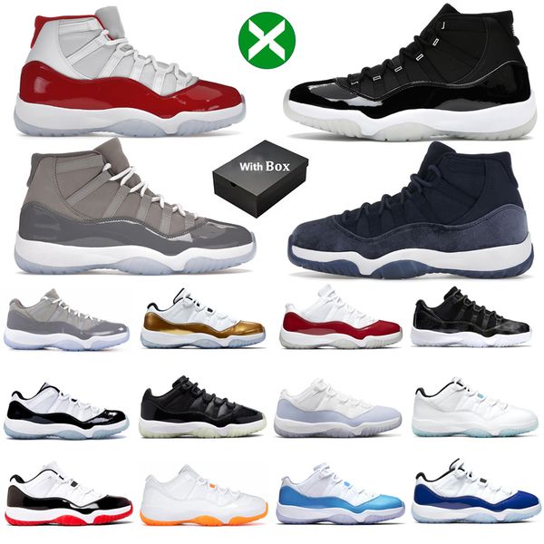 retro basketball shoes men women 11s cherry cool grey anniversary midnight navy concord trainers outdoor sneakers with box
retro basketball shoes men women 11s cherry cool grey anniversary midnight navy concord trainers outdoor sneakers with box