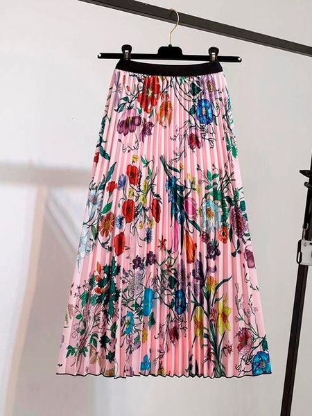 skirts flower chic summer women's clothing vintage fashion brand elastic high waisted casual midi pleated women's clothing jupe 23, Black
skirts flower chic summer women's clothing vintage fashion brand elastic high waisted casual midi pleated women's clothing jupe 23, Black