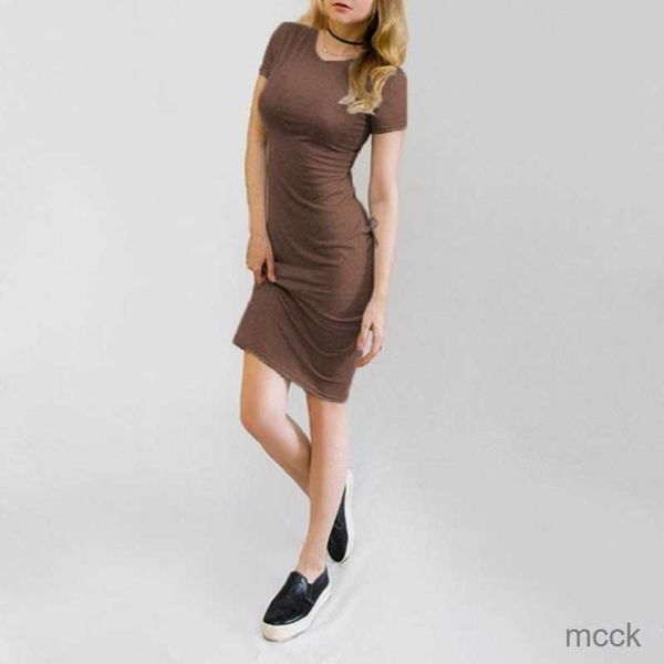 casual dresses summer womens casual solid short sleeve o-neck straight buttocks dresses fashion party dress women clothes vestidos m230411, Black;gray
casual dresses summer womens casual solid short sleeve o-neck straight buttocks dresses fashion party dress women clothes vestidos m230411, Black;gray