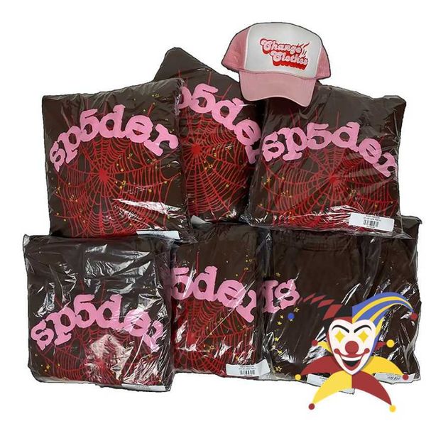 Men's Hoodies Fashion Sp5der 555555 Sweatshirts designer Red Puff Print brown Web sweater men women young bandit spider sweaters
Men's Hoodies Fashion Sp5der 555555 Sweatshirts designer Red Puff Print brown Web sweater men women young bandit spider sweaters
