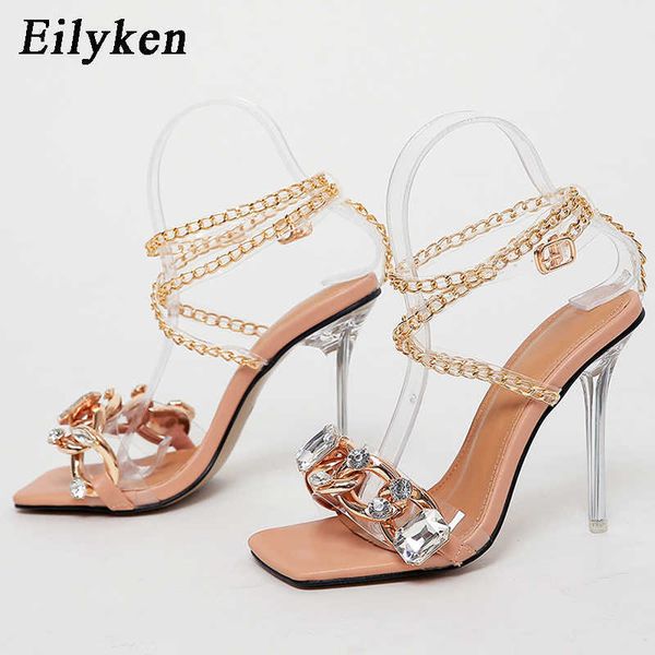 est crystal chain women sandals summer party wedding shoes fashion square toe transparent perspex stiletto heels 230306, Black
est crystal chain women sandals summer party wedding shoes fashion square toe transparent perspex stiletto heels 230306, Black