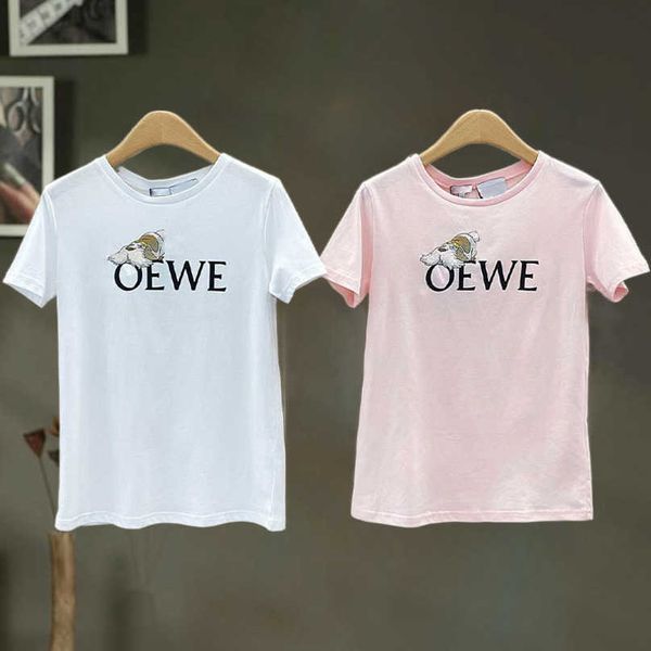 designer new women t shirt shirt korean summer 2023 embroidery letter sleeve regular t-shirt, White
designer new women t shirt shirt korean summer 2023 embroidery letter sleeve regular t-shirt, White